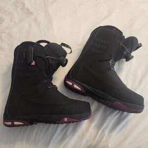 Salomon Ivy Boa STR8JKT snowboard boots 9